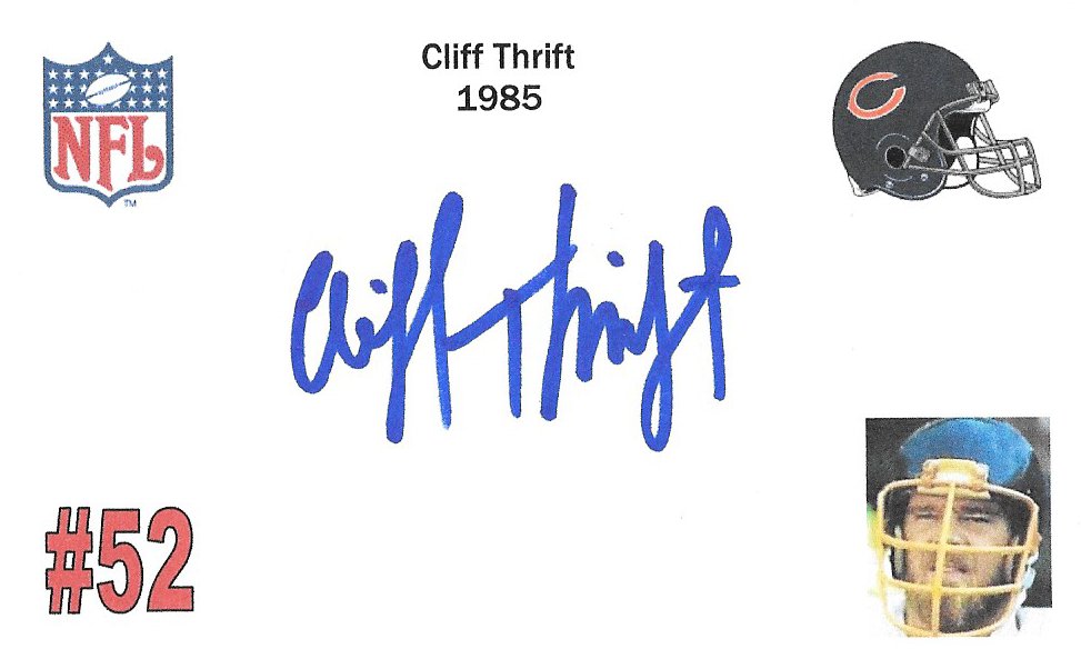 Cliff Thrift - Chicago Bears