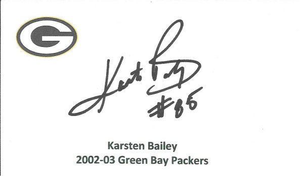 Karsten Bailey - Green Bay Packers
