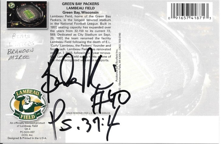 Brandon Miree - Green Bay Packers