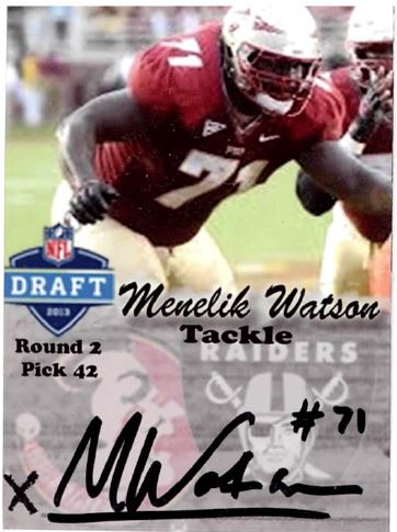 Menelik Watson - Oakland Raiders