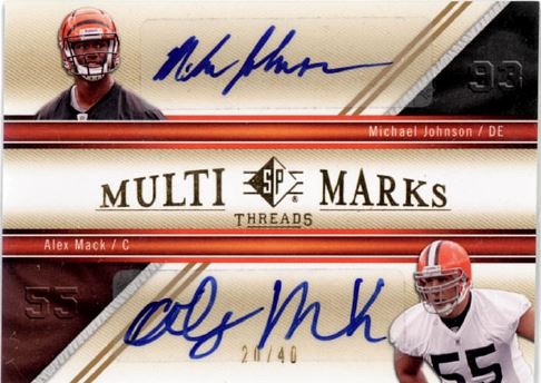 Michael Johnson/Alex Mack - Cincinnati Bengals/Cleveland Browns