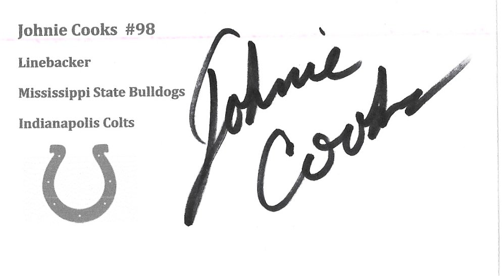 Johnie Cooks - Indianapolis Colts