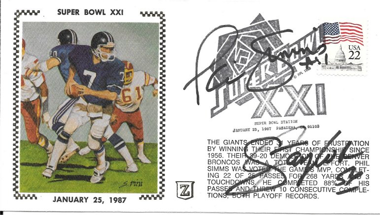 Phil Simms/Lawrence Taylor - New York Giants