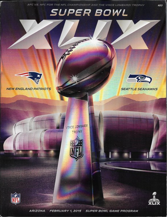Stadium Issued - Super Bowl XLIX