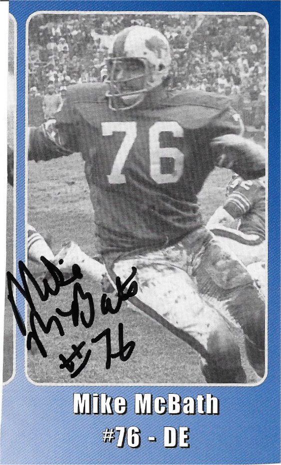 Mike McBath - Buffalo Bills