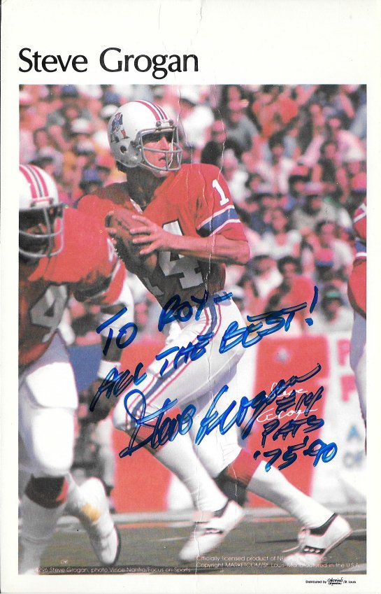 Steve Grogan - New England Patriots