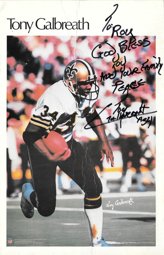 Tony Galbreath - New Orleans Saints
