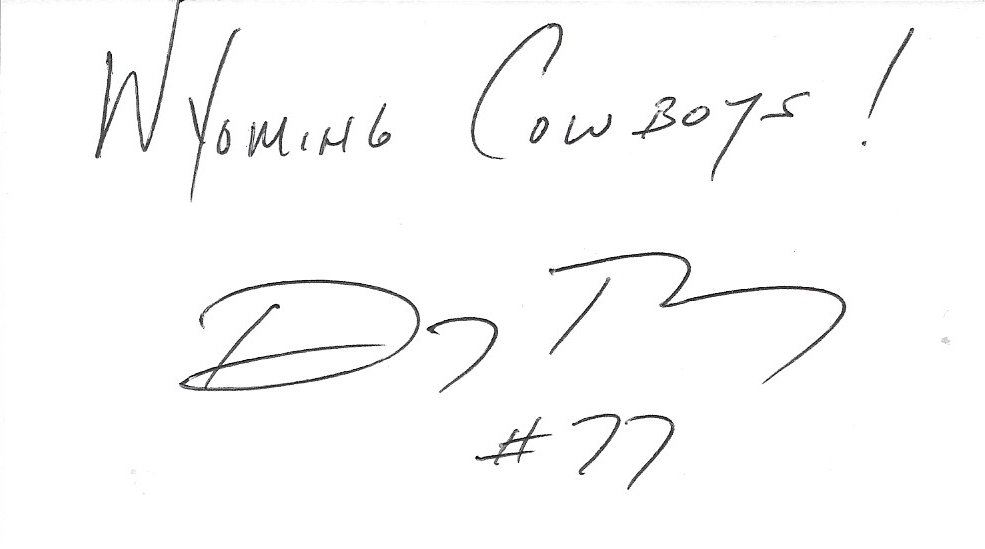 Doug Rigby - Wyoming Cowboys