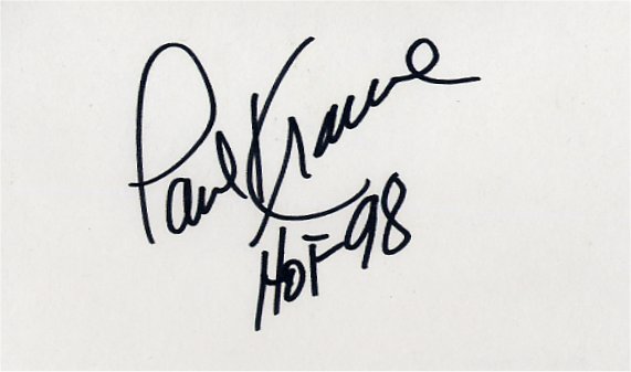 Paul Krause HOF - Washington Redskins