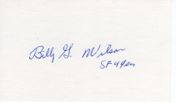 Billy Wilson - San Francisco 49ers