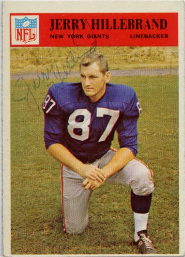 Jerry Hillebrand - New York Giants