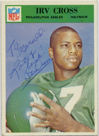 Irv Cross - Philadelphia Eagles