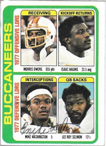 Mike Washington - Tampa Bay Buccaneers