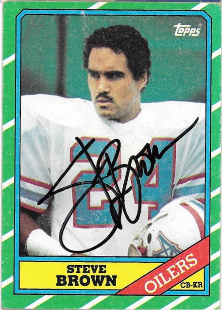 Steve Brown - Houston Oilers