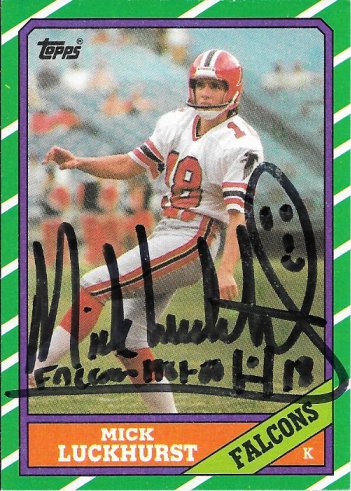 Mick Luckhurst - Atlanta Falcons