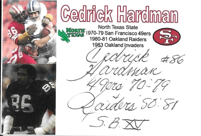 Cedrick Hardman - San Francisco 49ers