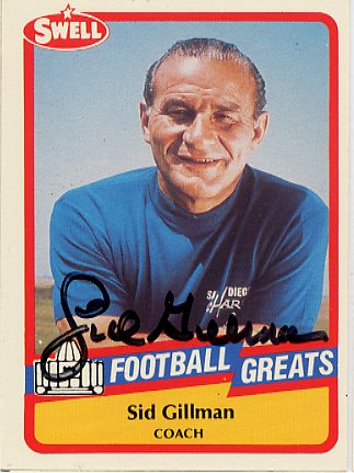 Sid Gillman (D) HOF - Los Angeles Rams