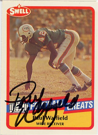 Paul Warfield HOF - Miami Dolphins