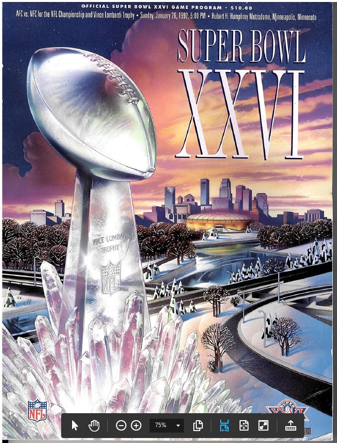 Stadium Edition - Super Bowl XXVI
