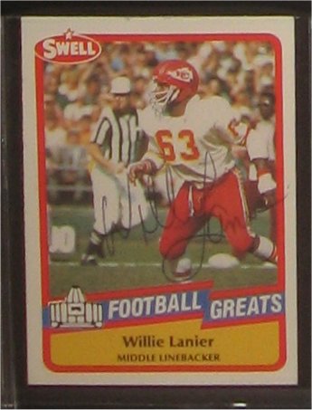 Willie Lanier HOF - Kansas City Chiefs