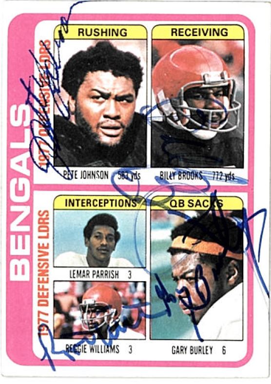 Reggie Williams + 3 - Cincinnati Bengals