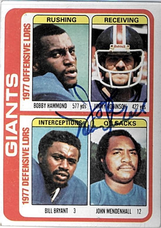 John Mendenhall - New York Giants