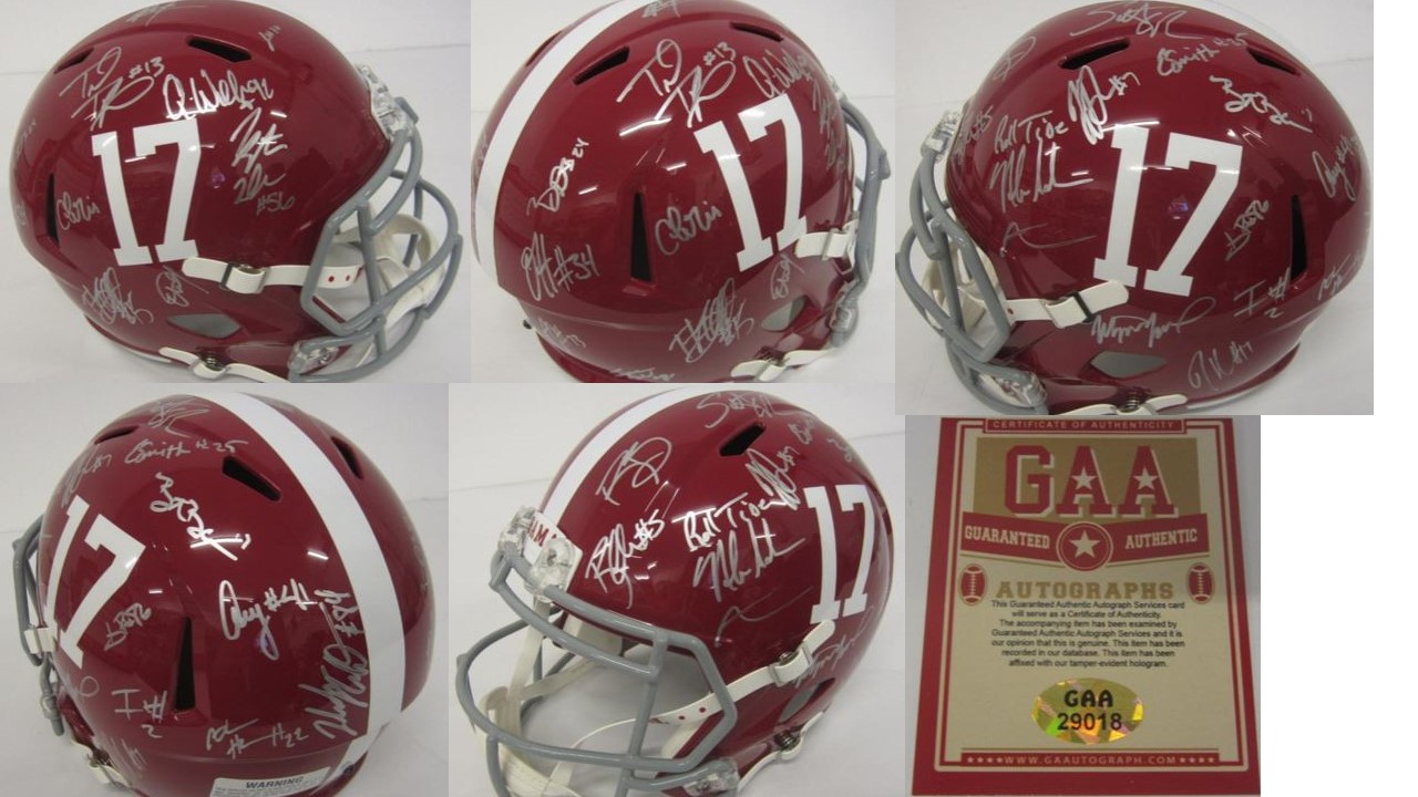 Team Signed - Alabama Crimson Tide