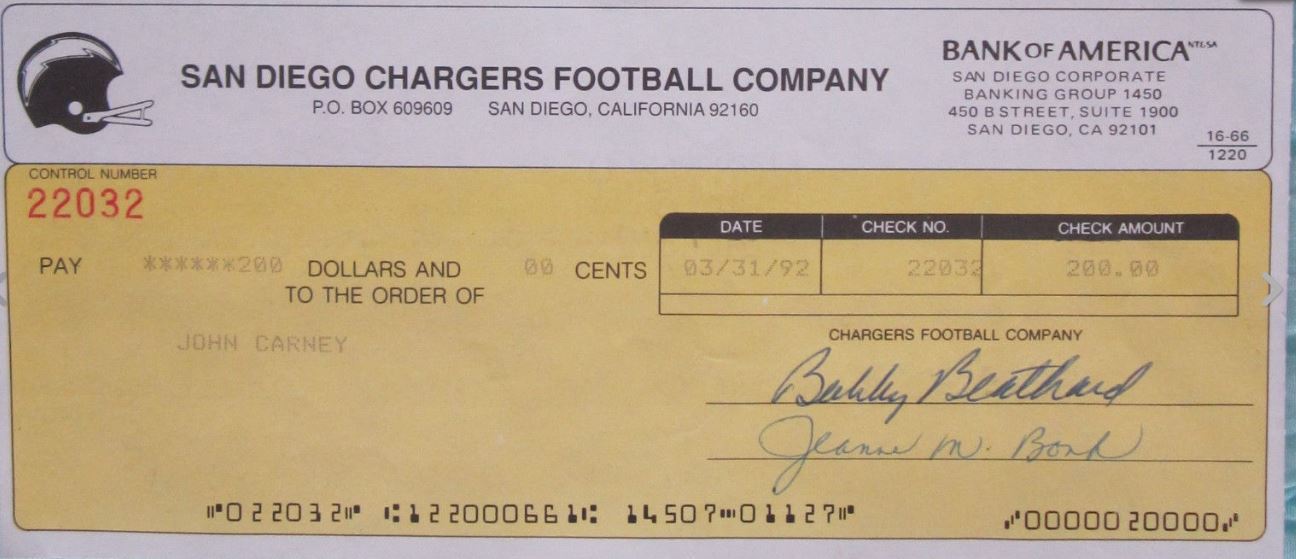 Bobby Beathard - San Diego Chargers