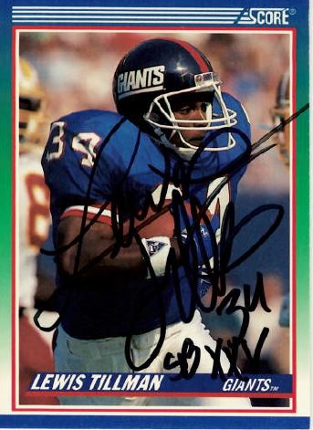 Lewis Tillman - New York Giants