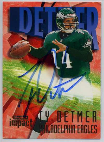 Ty Detmer Heisman - Philadelphia Eagles