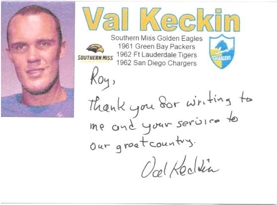 Val Keckin - Green Bay Packers