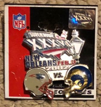 Patriots vs Rams - Super Bowl XXXVI