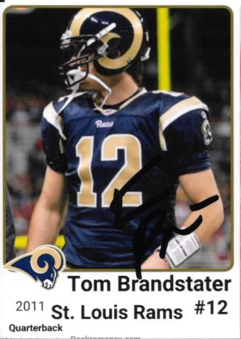 Tom Brandstater - St Louis Rams