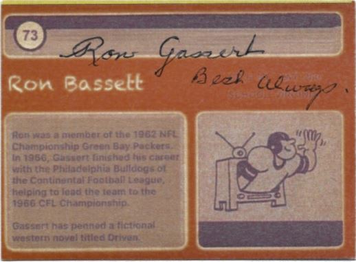 Ron Gassett - Green Bay Packers