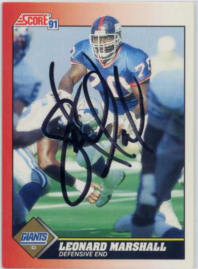 Leonard Marshall - New York Giants
