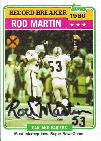 Rod Martin - Oakland Raiders