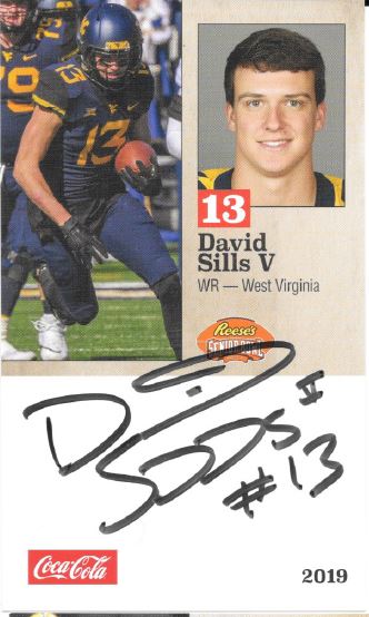 David Sills V - West Virginia Mountaineers