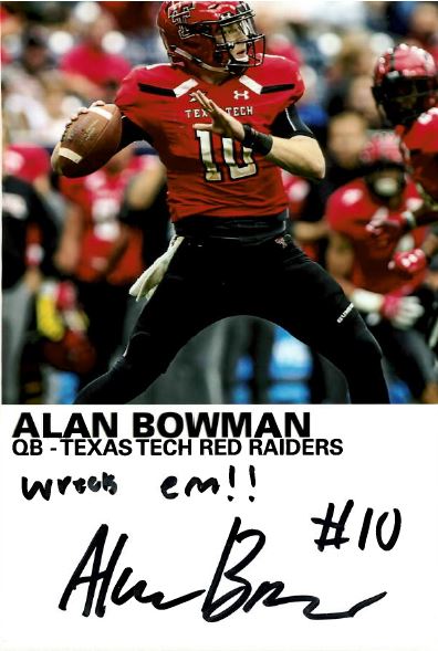 Alan Bowman - Texas Tech Red Raiders