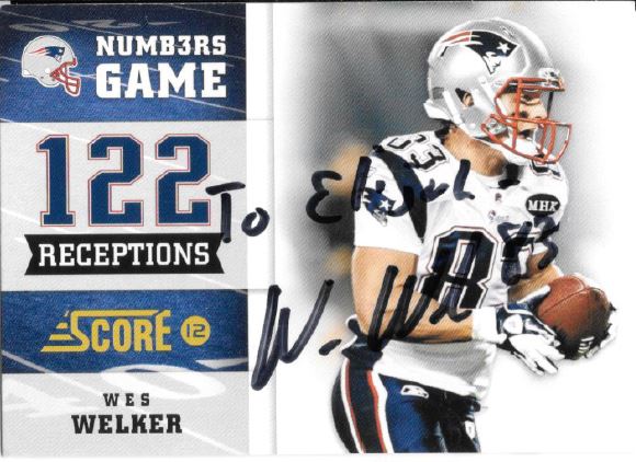 Wes Welker - New England Patriots