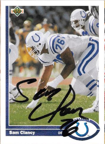 Sam Clancy - Indianapolis Colts