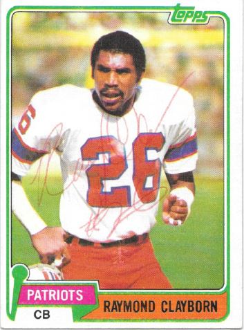 Raymond Clayborn - New England Patriots