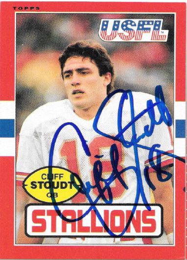 Cliff Stoudt - Baltimore Stallions