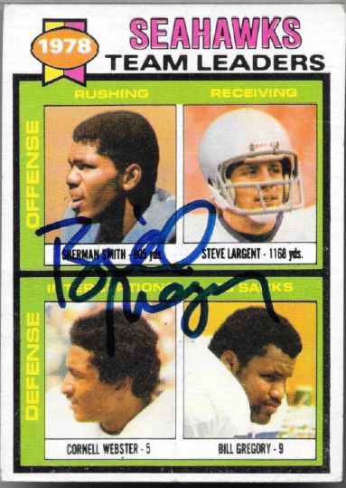 Bill Gregory - Seattle Seahawks