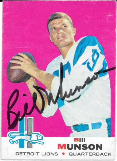 Bill Munson - Detroit Lions