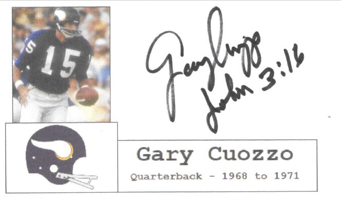 Gary Cuozzo - Minnesota Vikings