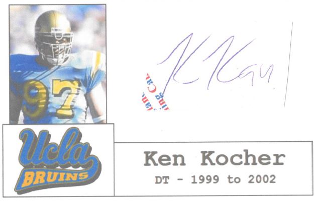 Ken Kocher - UCLA Bruins 