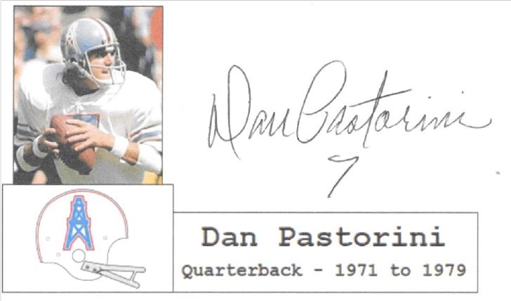 Dan Pastorini - Houston Oilers 