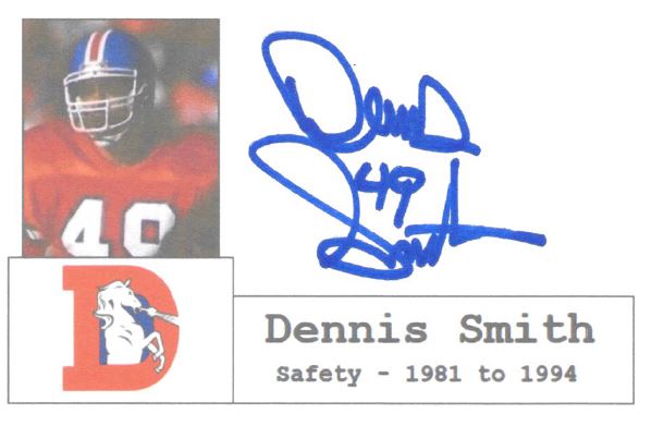 Dennis Smith - Denver Broncos 