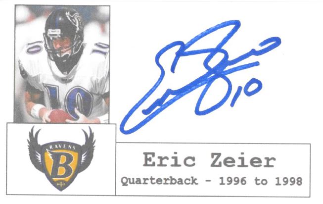 Eric Zeier - Baltimore Ravens 