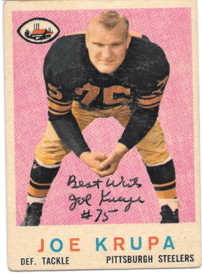 Joe Krupa - Pittsburgh Steelers